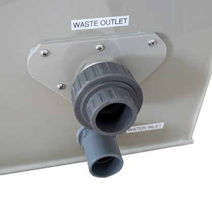 Pump Fed Pond Drum Standalone Filter With Flush Pump