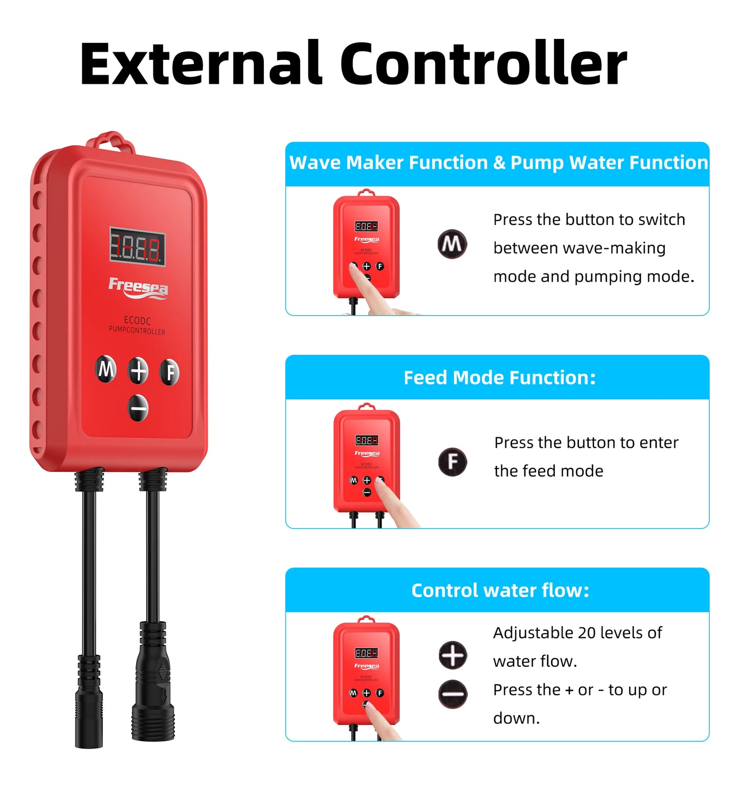 Variable Flow Pond/Aquarium Water Pump