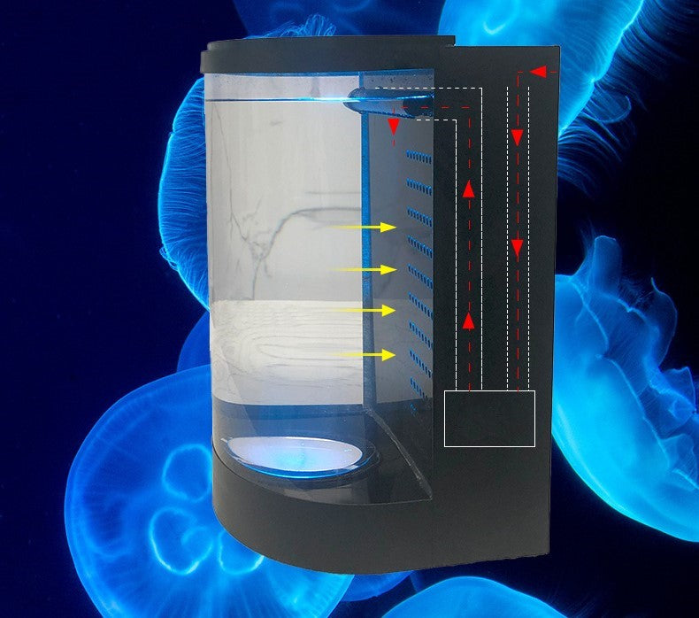 Desktop Jellyfish Aquarium Tank 2.8L