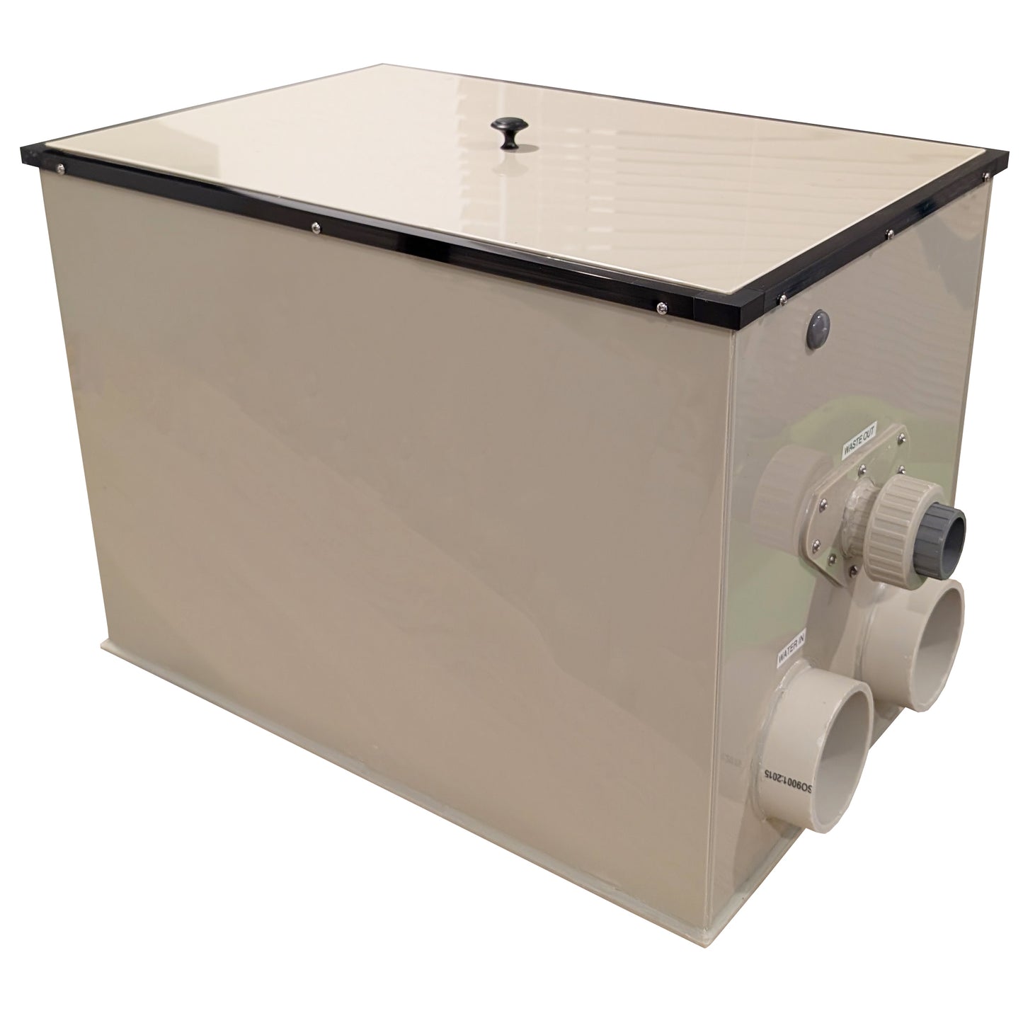 20m3 Gravity Fed Pond Drum Standalone Filter With Flush Pump