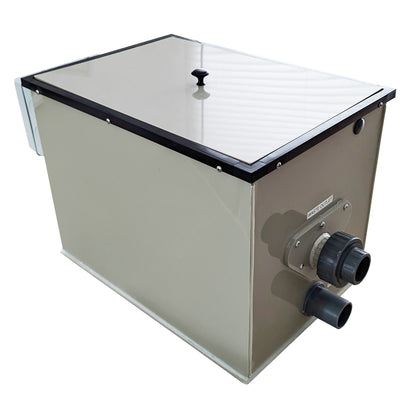 Pump Fed Pond Drum Standalone Filter With Flush Pump