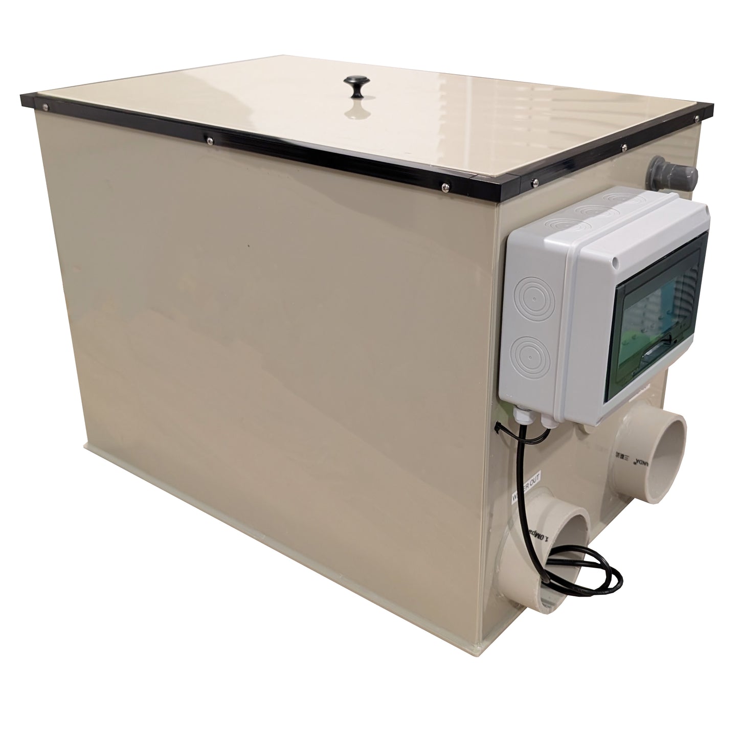 20m3 Gravity Fed Pond Drum Standalone Filter With Flush Pump