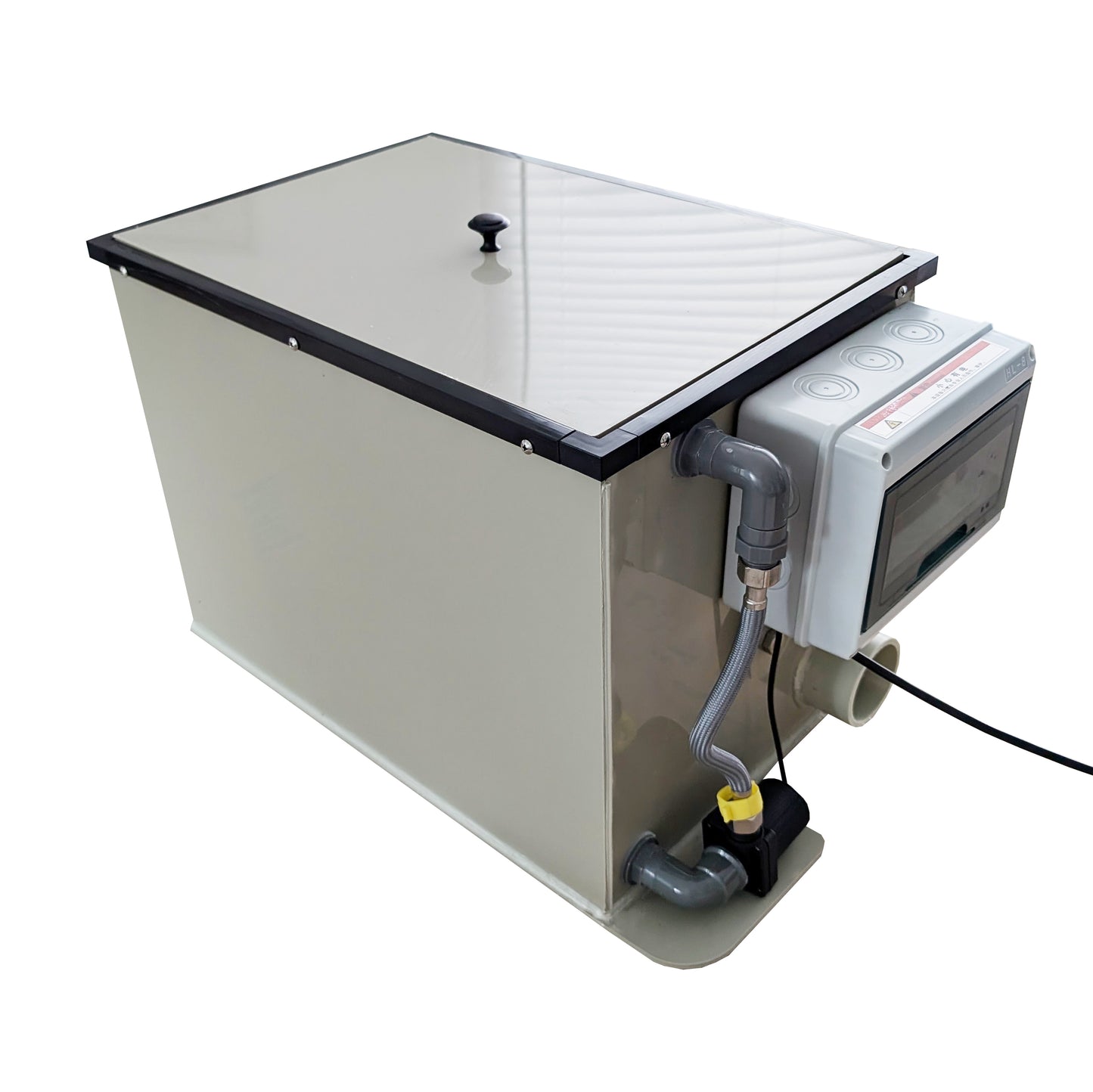 Pump Fed Pond Drum Standalone Filter With Flush Pump